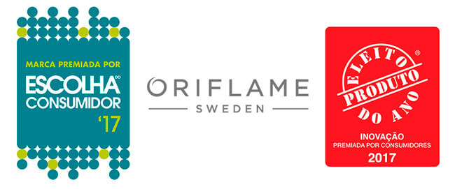 Oriflame Marca de Confiança 2017 Oriflame Marca de Confiança 2017