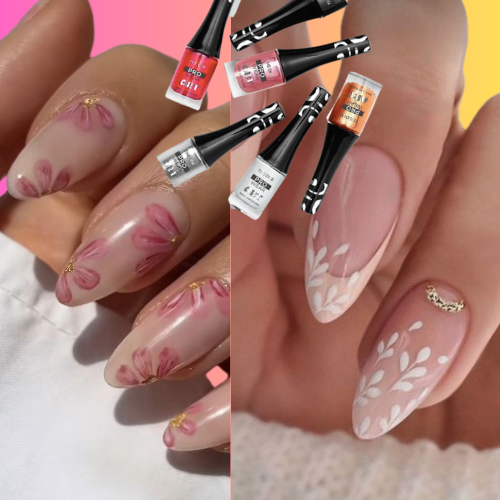 Nail Art Simples e Delicada