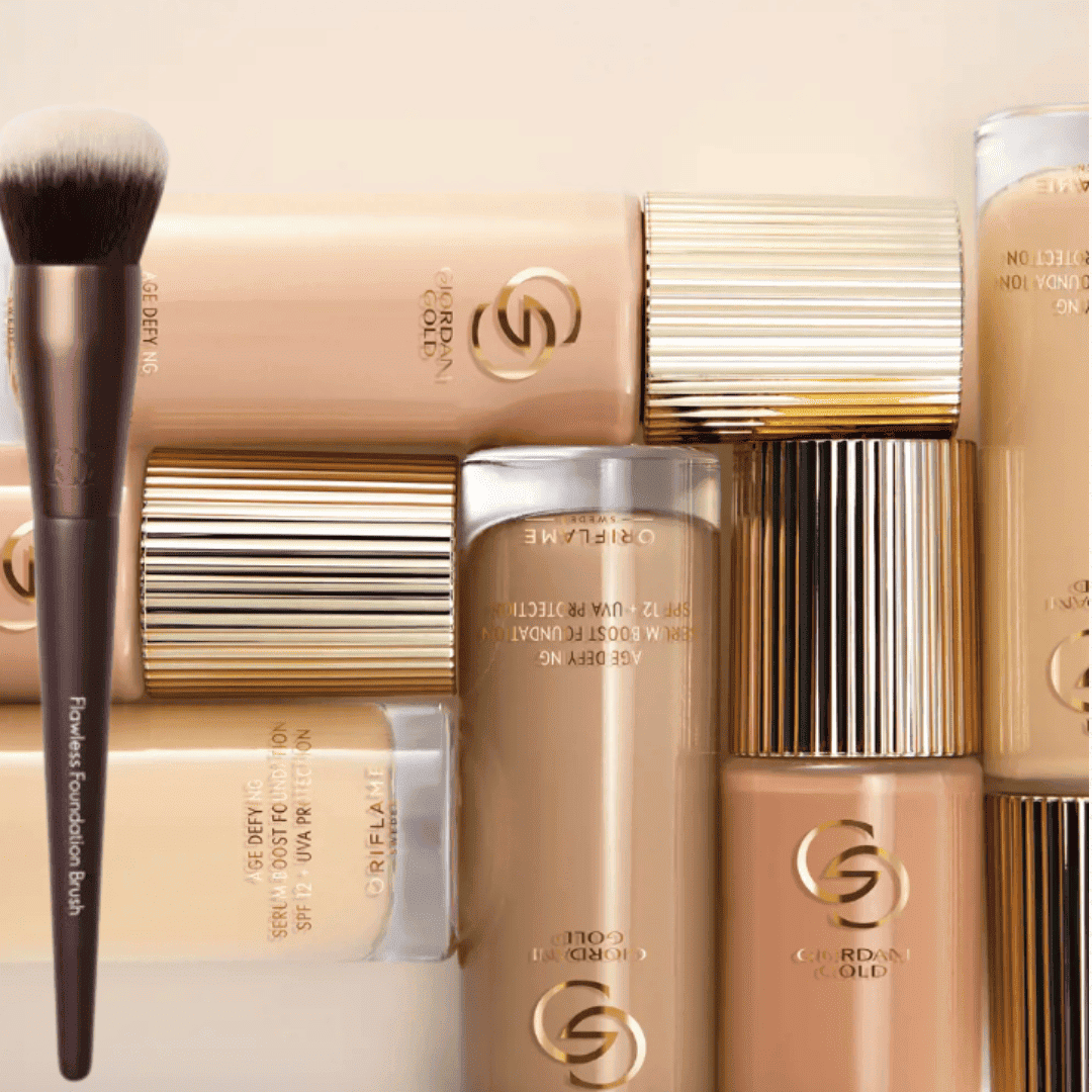 Base com Serum Intensificador Antienvelhecimento SPF 12 Protecao UVA