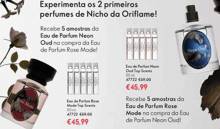 Perfumes Nicho Oriflame