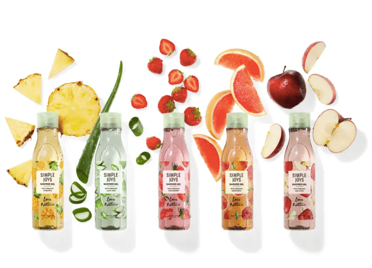 geis de duche simple joys love nature