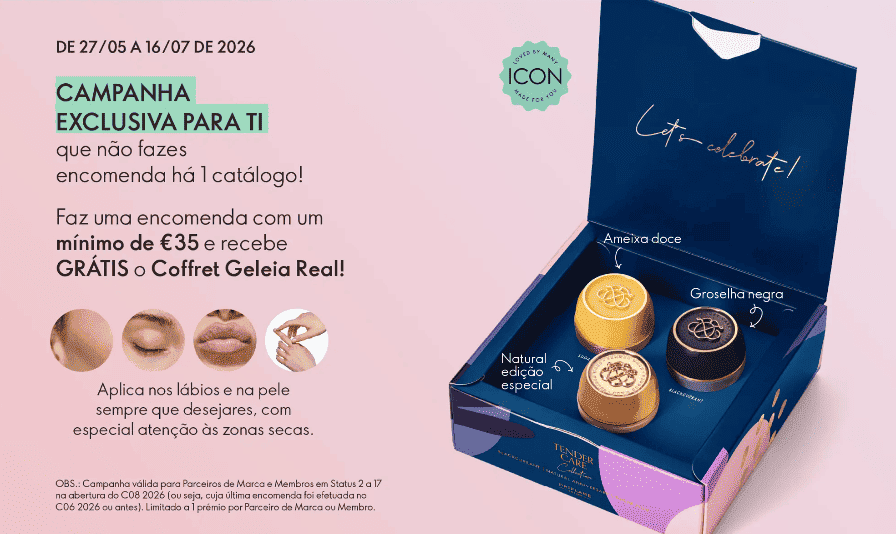 Campanha exclusiva coffret geleia real Campanha exclusiva coffret geleia real