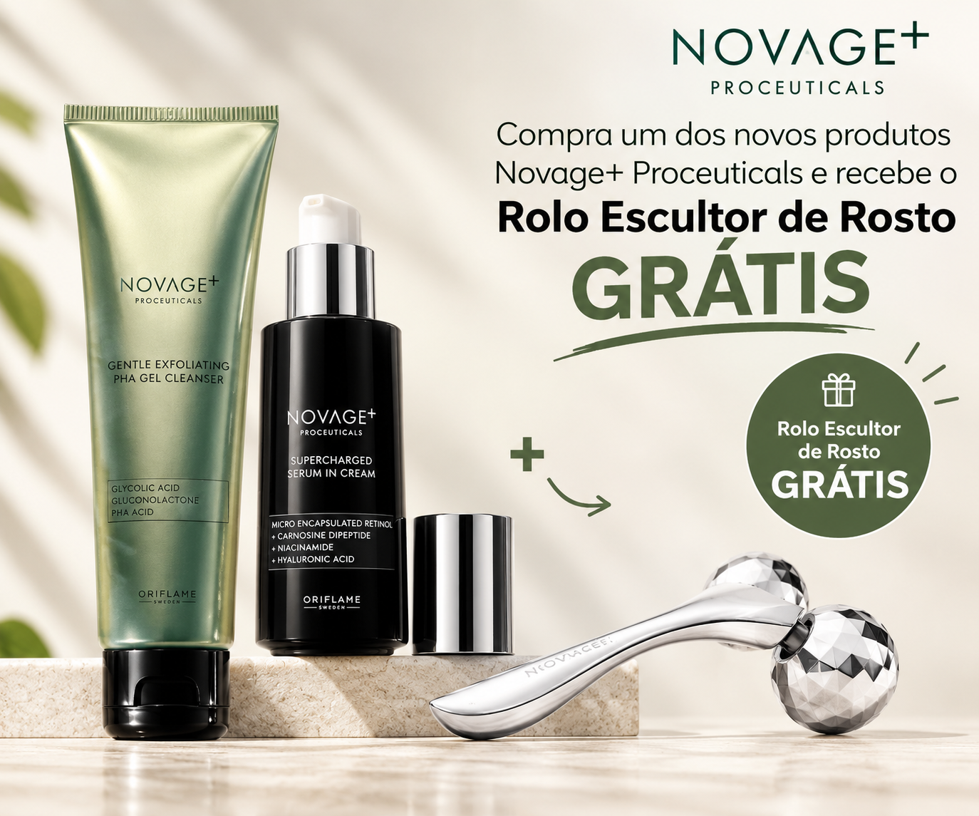 Código gel de limpeza: 46097Código sérum creme concentrado: 46098